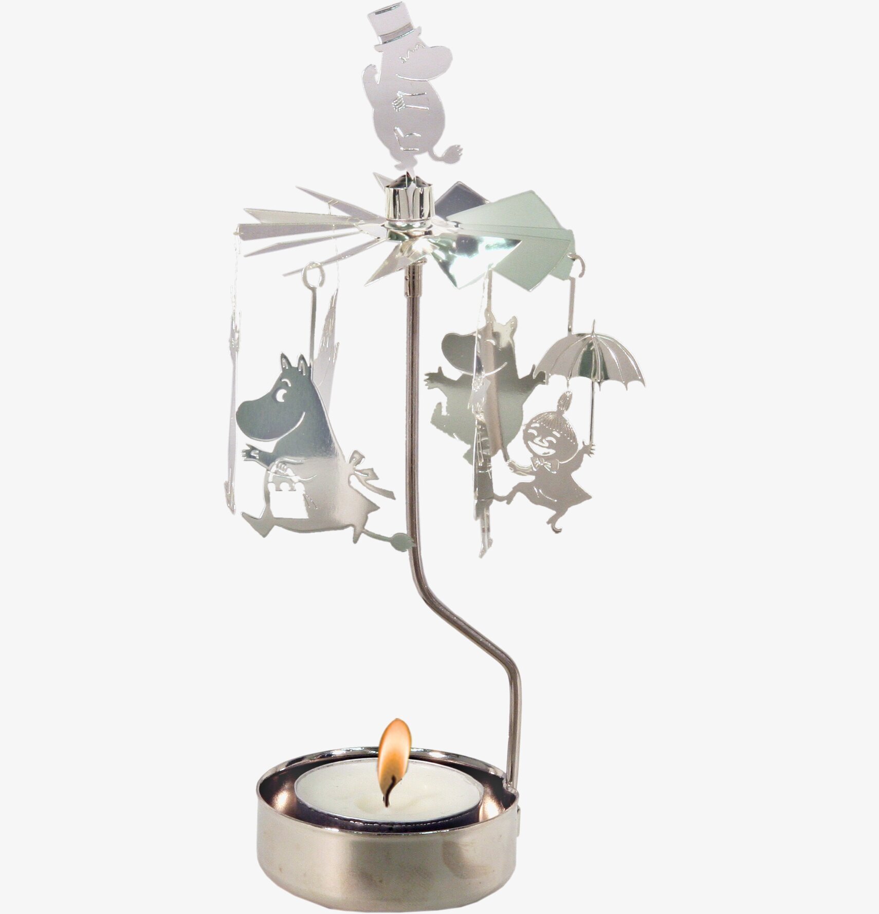 Änglaspel Muminfamilj från Pluto Produkter i rörelse