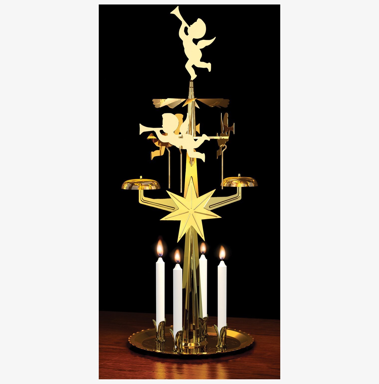 Änglaspel Original från Dala Industrier på ett träbord