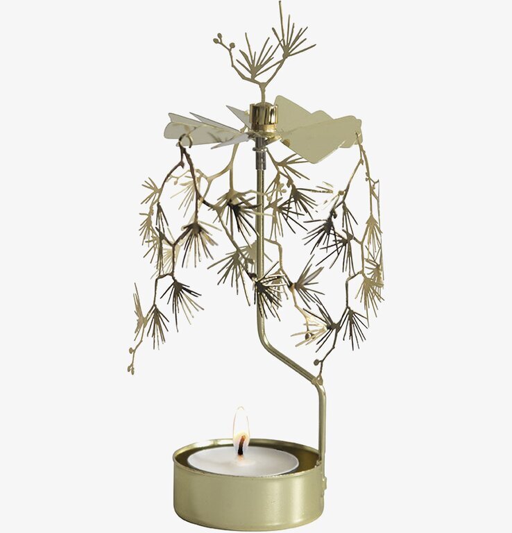 Änglaspel Tall Guld från Pluto Produkter med roterande blad