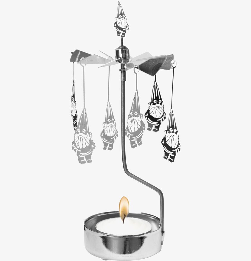 Änglaspel Trädgårdstomte från Pluto Produkter i silver