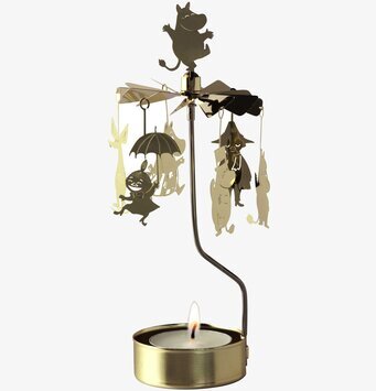 Änglaspel Muminfamilj Guld från Pluto Produkter i guld