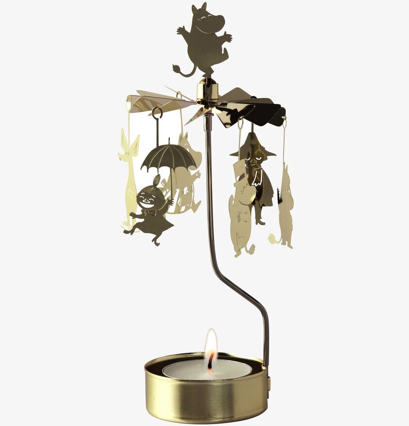 Änglaspel Muminfamilj Guld från Pluto Produkter i guld