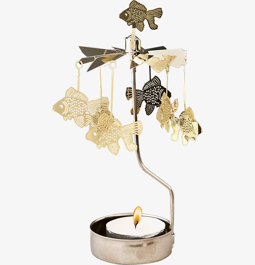 Änglaspel Guldfisk från Pluto Produkter, snurrande fiskar