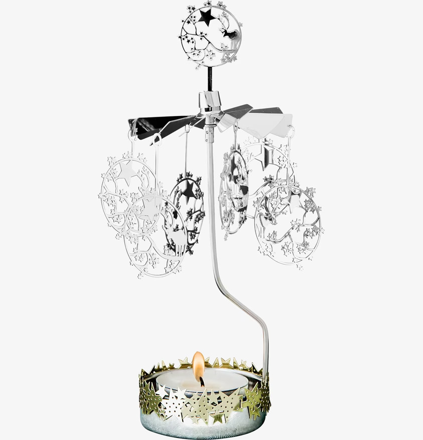 Änglaspel Ren/Stjärnor från Pluto Produkter med värmeljus