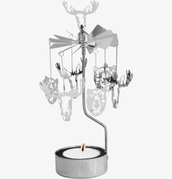 Änglaspel Nordiska Djur från Pluto Produkter i silverfinish