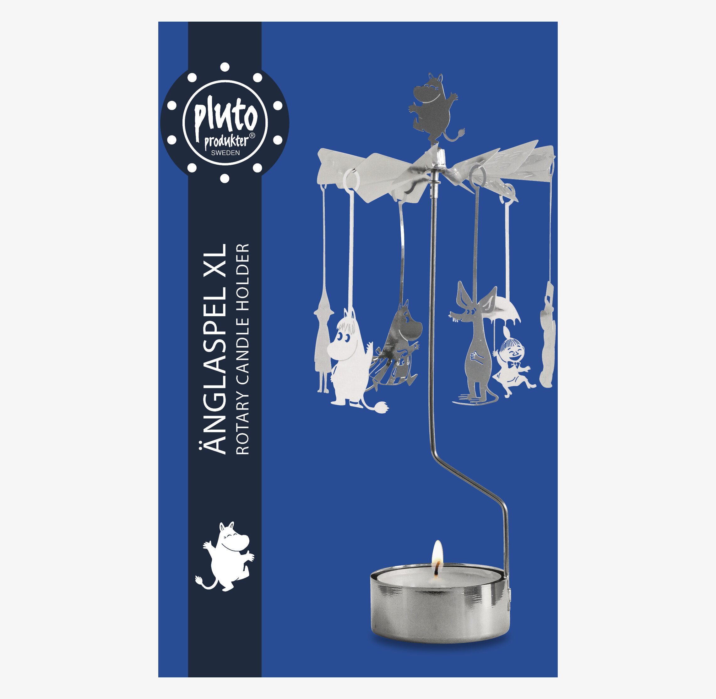 Stort Änglaspel Mumin Silver av Pluto Produkter, 20 cm