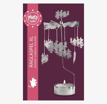 Stort Änglaspel Mumin Familj Silver från Pluto Produkter