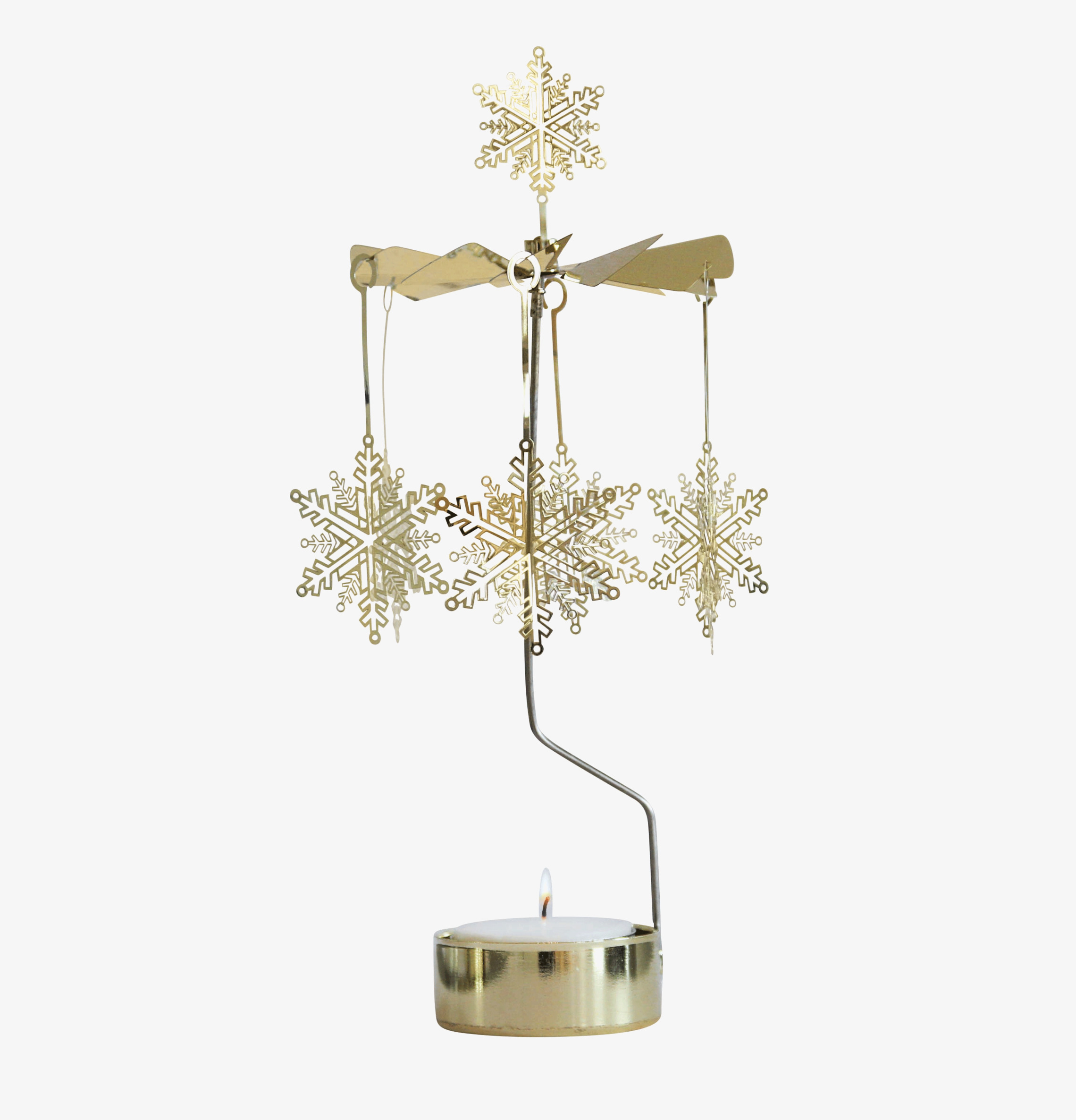 Stort Änglaspel Snöstjärna från Pluto Produkter i guld