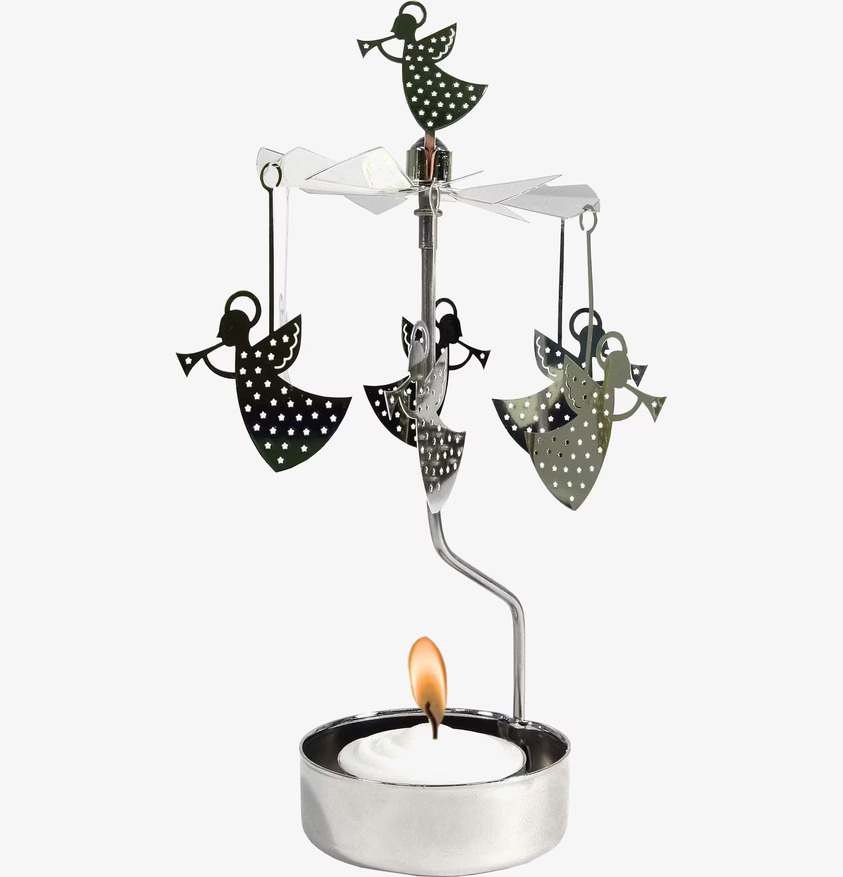 Änglaspel Trumpetängel från Pluto Produkter med värmeljus