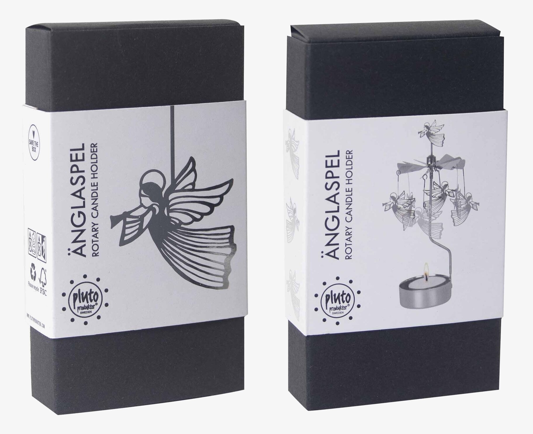 Änglaspel Flygande Ängel Silver från Pluto Produkter