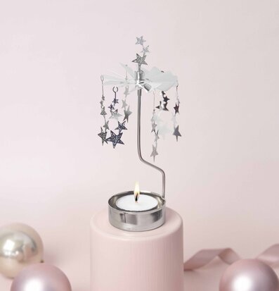 Änglaspel Natthimmel Silver från Pluto Produkter roterar