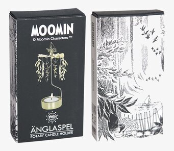 Änglaspel Muminpappa från Pluto Produkter i svart ask