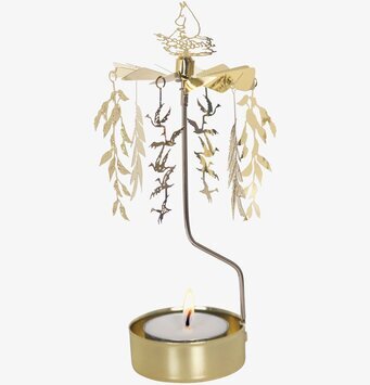 Änglaspel Muminpappa från Pluto Produkter med värmeljus