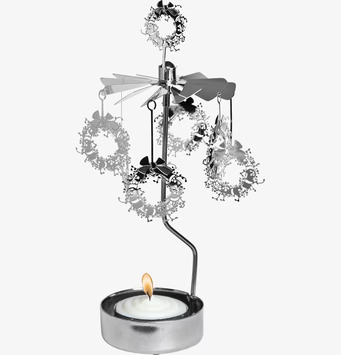 Änglaspel Julkrans från Pluto Produkter med snurrande kransar