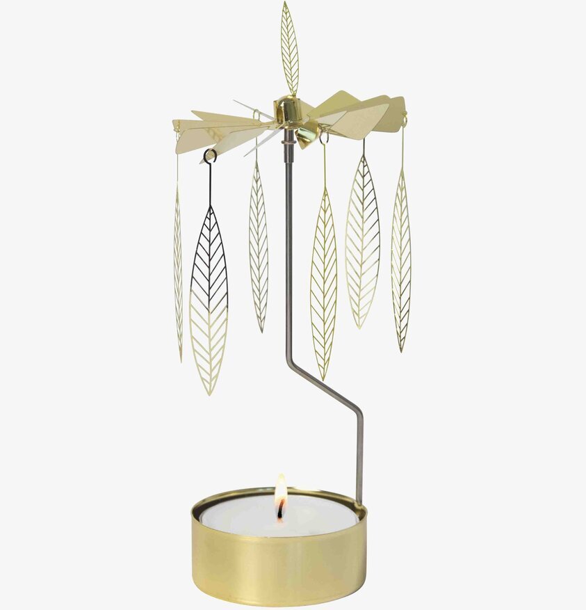 Änglaspel Salix Stig L från Pluto Produkter i guld/silver