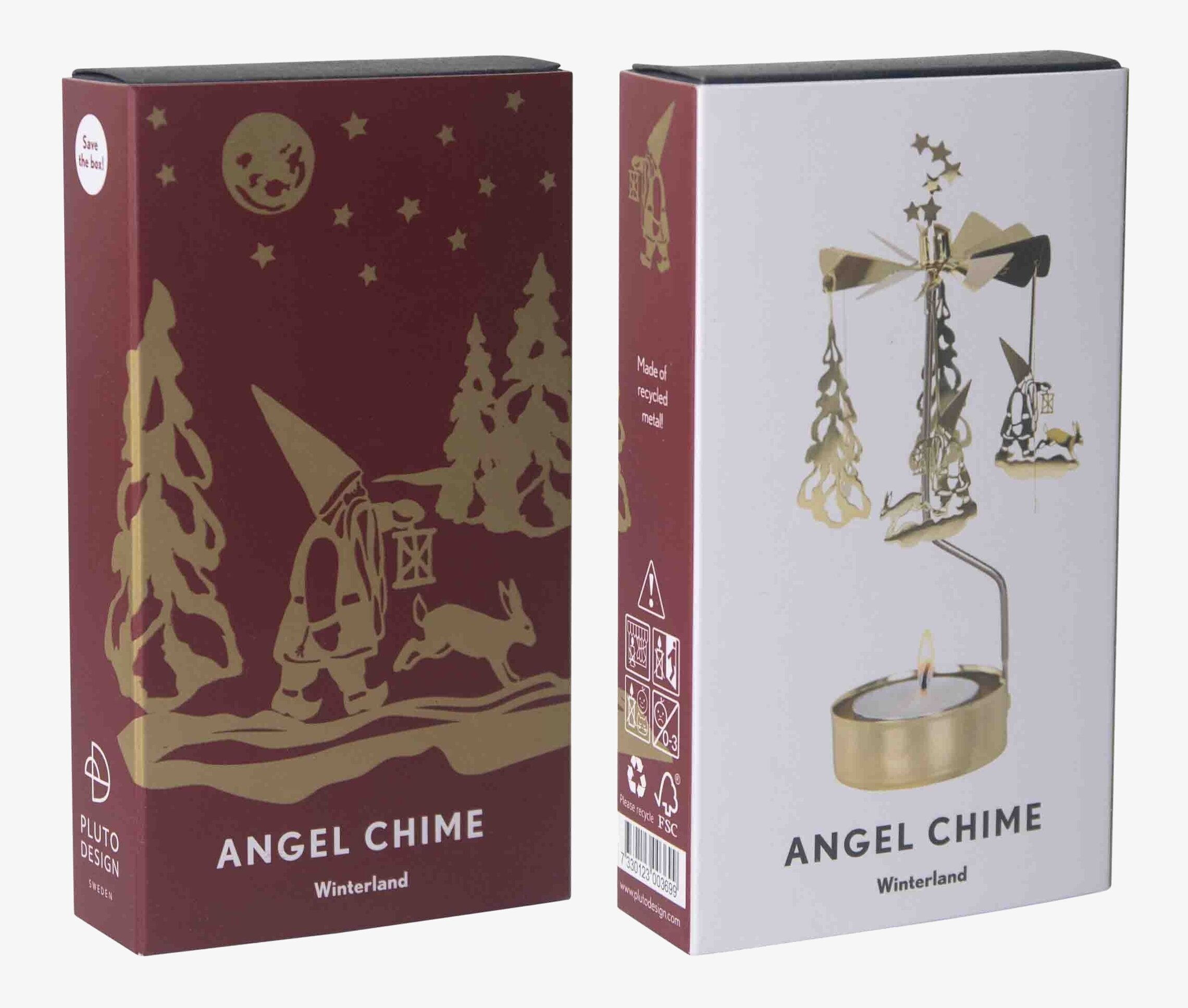 Änglaspel Vinterland från Pluto Produkter i vinterscen