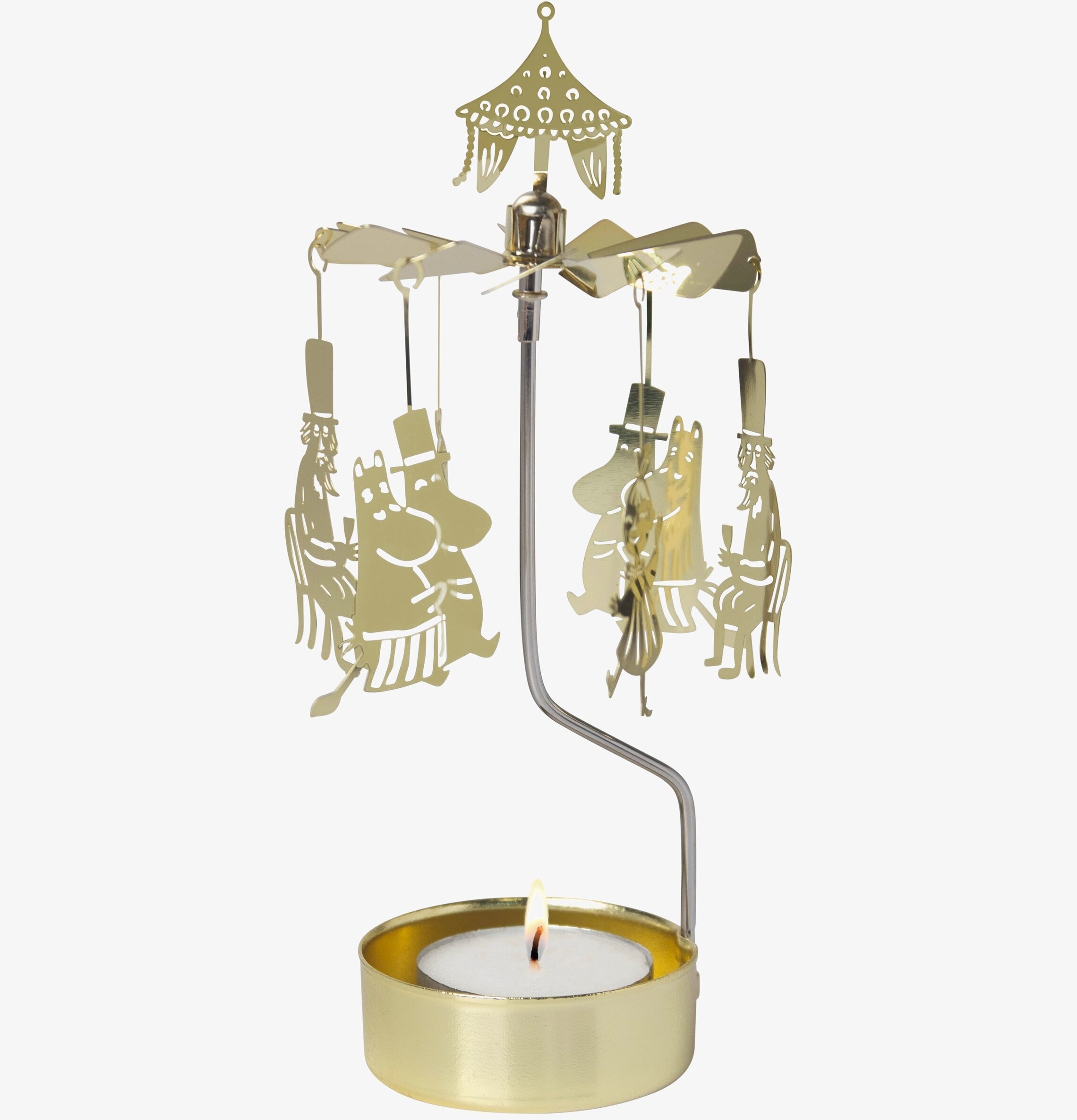 Änglaspel Moomin Party från Pluto Produkter i gyllene färg