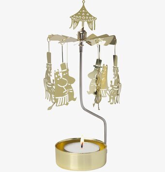 Änglaspel Moomin Party från Pluto Produkter i gyllene färg