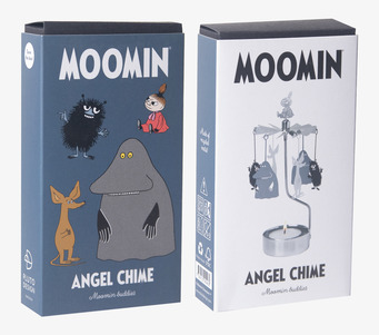 Änglaspel Moomin Buddies från Pluto Produkter i förpackning