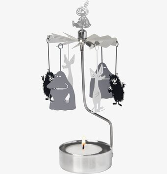 Änglaspel Moomin Buddies från Pluto Produkter med värmeljus