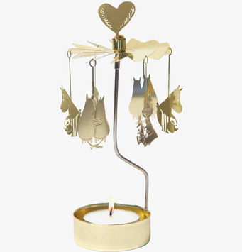 Bild av elegant änglaspel med Mumin-karaktärer