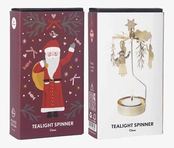 Foto: Förpackningar för värmeljus-snurra, julmotiv