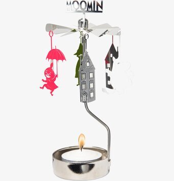 Änglaspel Mumin Hus från Pluto Produkter med Mumin-figurer