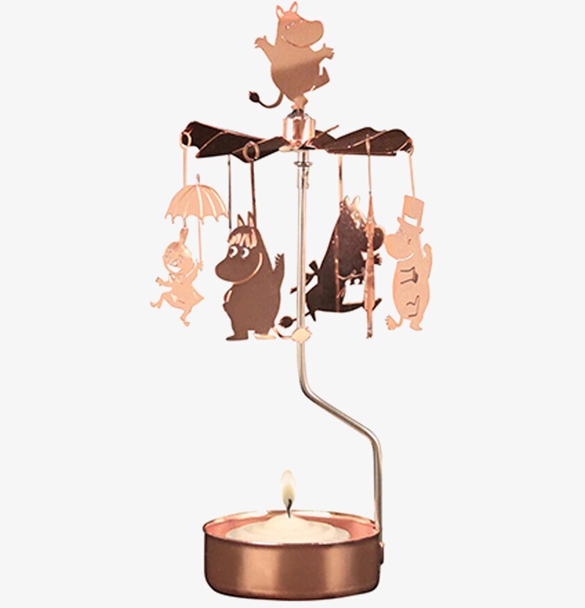 Änglaspel Mumin Koppar från Pluto Produkter med figurer