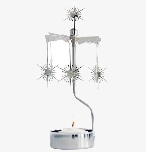 Änglaspel Skimrande Stjärna från Pluto Produkter i silver