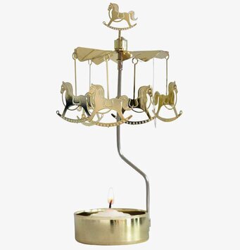 Änglaspel Gunghäst från Pluto Produkter med roterande hästar